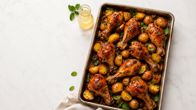 Cosce di Pollo al Forno con Patate: un Classico Semplice e Irresistibile