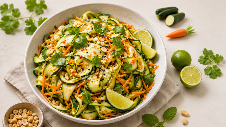 Insalata di Zucchine alla Thailandese: Fresca, Croccante e Ricca di Gusto