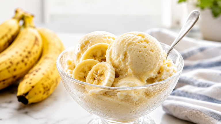 Gelato alla Banana Espresso: Solo 2 Ingredienti!